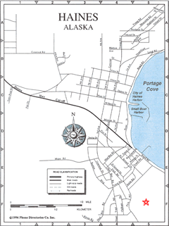 Map of Haines